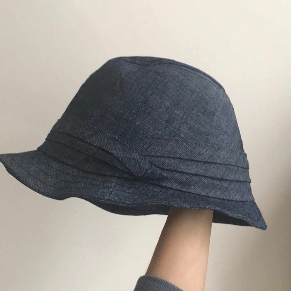 Denim bucket hat